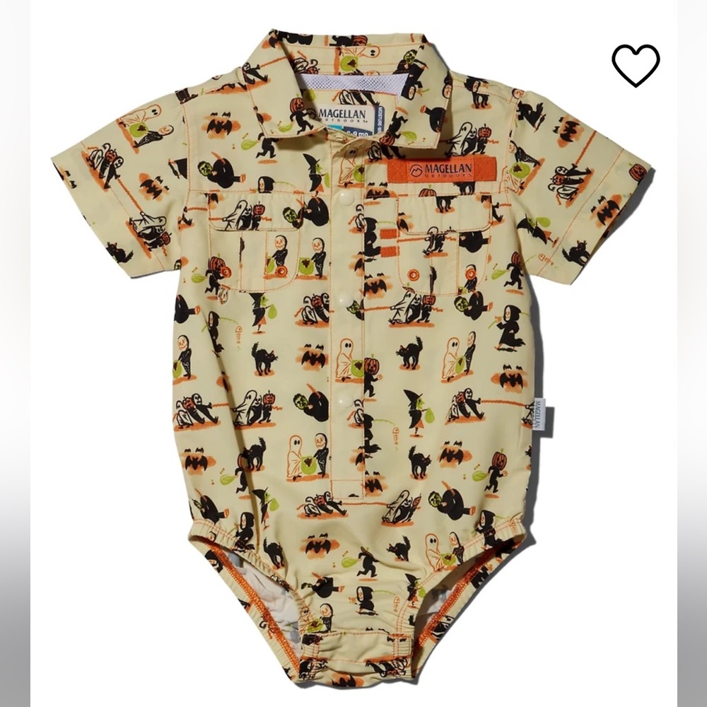 Magellan Outdoors Boys’ Laguna Madre Halloween Trick or Treat Fishing Onesie